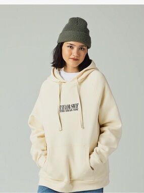 Taylor Swift Beige 'The Eras Tour' Pullover Hoodie
